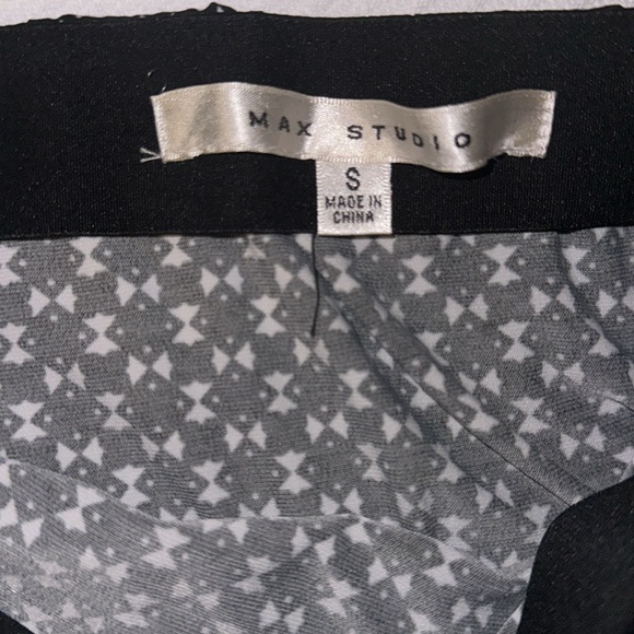 MAX STUDIO BLACK AND WHITE SKIRT - Picture 3 of 3